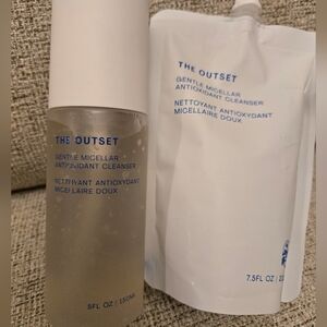 The Outset Gentle Micellar Antioxidant Cleanser, 5oz Bottle & 7.5oz Refill